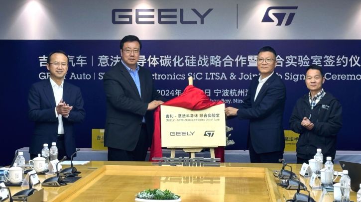 Geely Auto And STMicroelectronics Sign Long Term SiC Supply Agreement